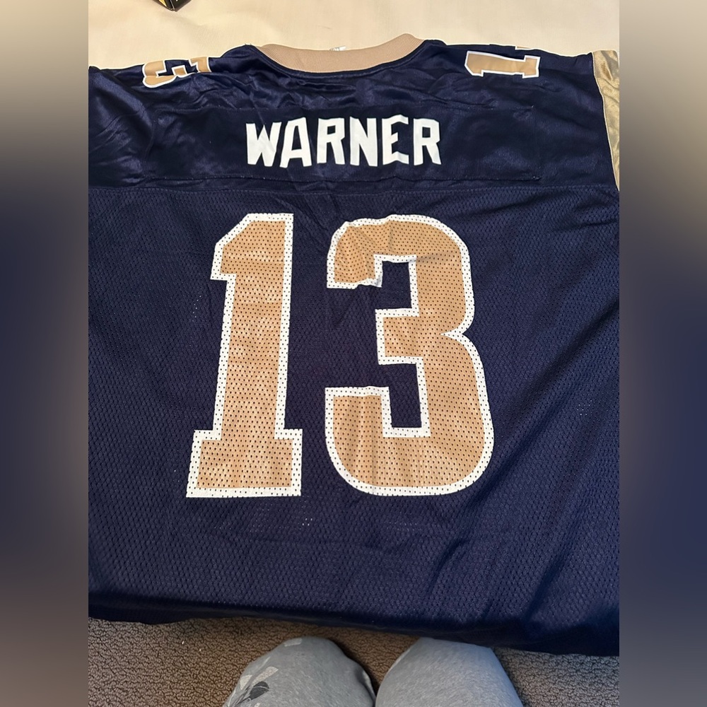 Kurt Warner St. Louis rams men’s large jersey